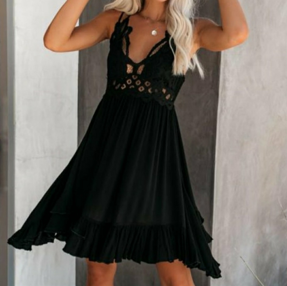 Vici lace top dress